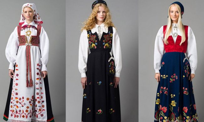 национальный костюм бунад