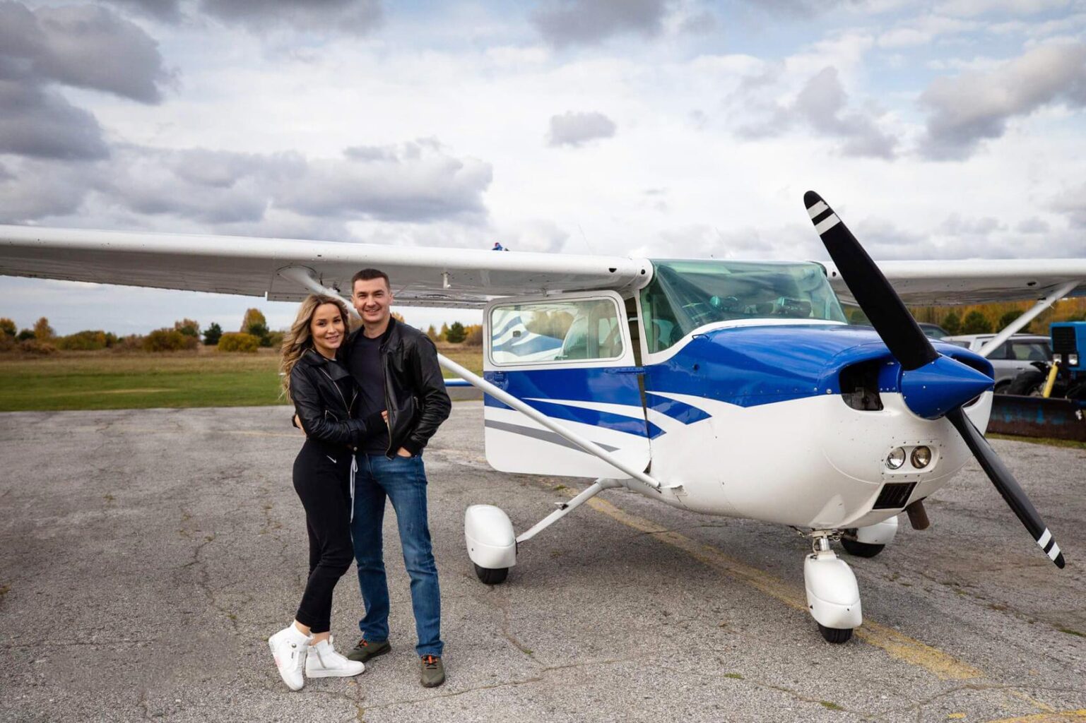 Фото Cessna 172 перед вылетом от компании